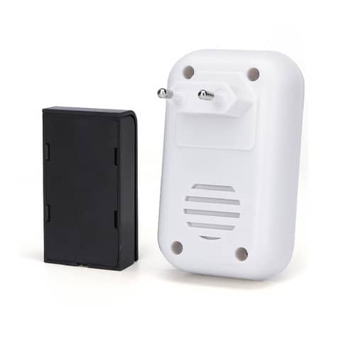 Kit campanello digitale wireless AC bianco, nero Aigostar 10x6x6,5/7,2x2x4 cm - 197919